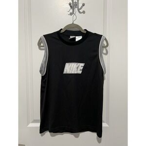 Vintage‎ Nike Basketball Jersey Boys Size Large (14-16) Black Y2K